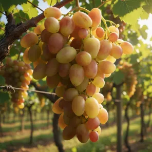 Виноград ранний сладкий Бийская роза