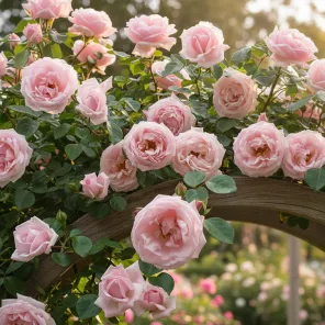 Роза плетистая неубиваемая Нью Доун