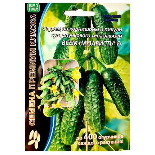Огурец суперпучкового типа Всем на зависть F1 Уральский дачник