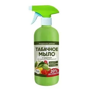 БиоМастер Табачное мыло с распылителем, 1,2 л