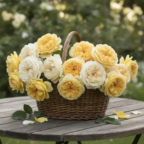 Роза чайно-гибридная малоуходная Мишель Фюген