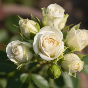 Роза спрей Вайт Лидия